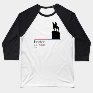 Boston statue of George Washington Baseball T-Shirt